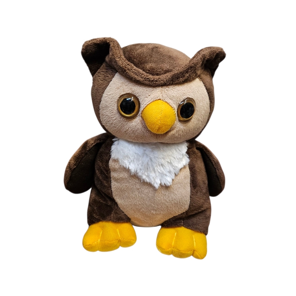 Fiesta Brown and Yellow Owl Bird Toy